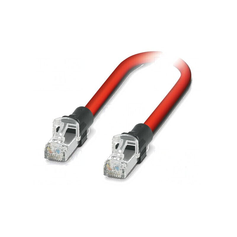 Patch cord S/FTP 5m roșu | Electronic-mag.ro | Componente Electronice