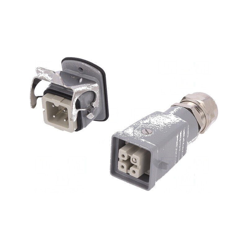 Conector HDC tată mamă set complet 4 PIN | Electronic-mag.ro | Componente Electronice