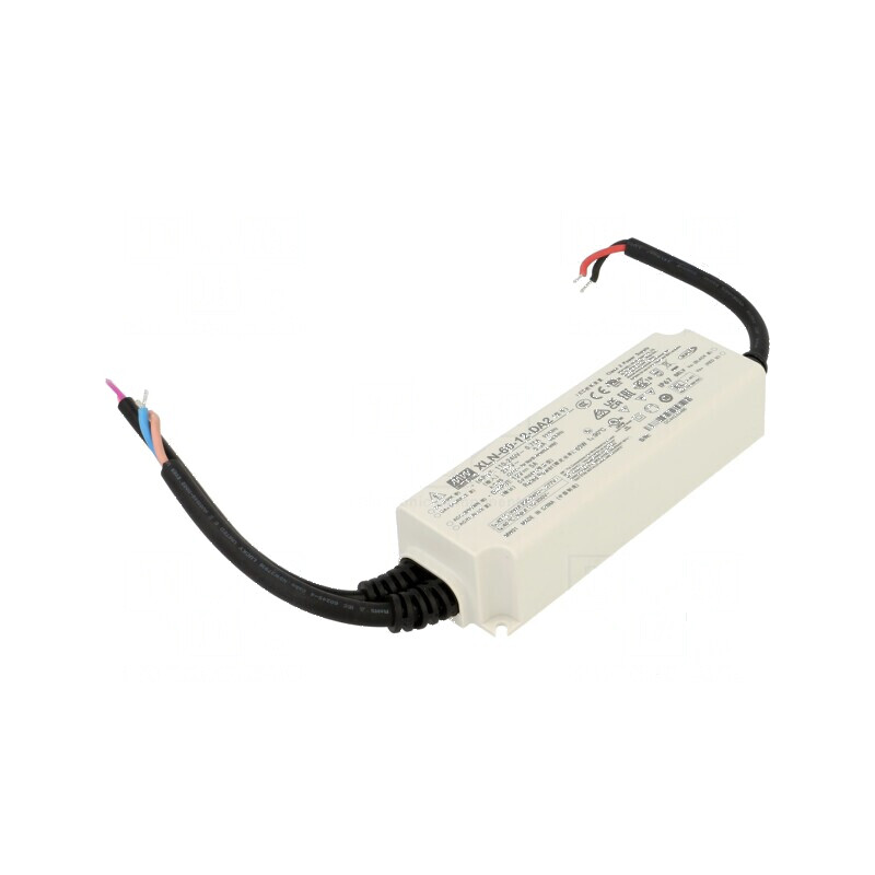 Alimentator LED 60W 12VDC 0-5A IP67 | Electronic-mag.ro | Componente Electronice