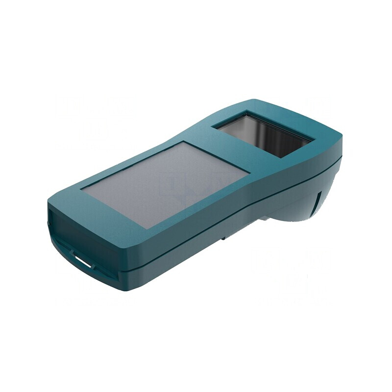 Carcasă pentru afişaj 84mm X 180mm Y 53,5mm ocean blue | Electronic-mag.ro | Componente Electronice