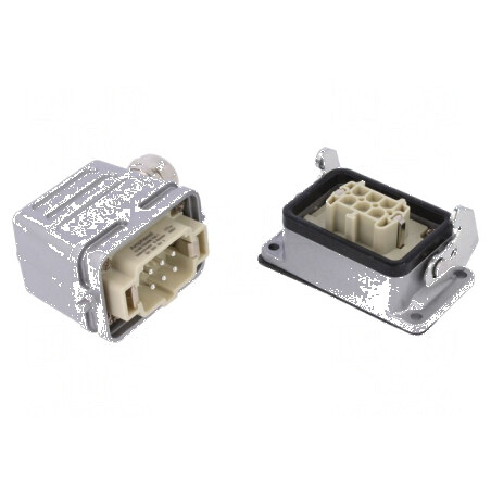 Conector HDC tată mamă C146 6 pini PE M20 22A | Electronic-mag.ro | Componente Electronice