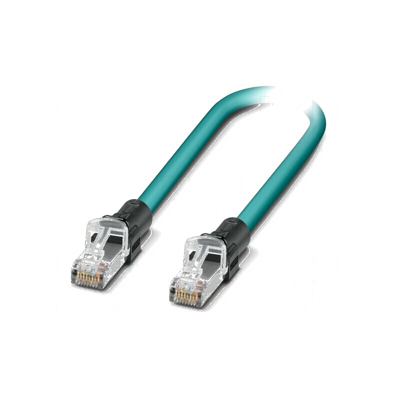Patch cord S/UTP 5 litat Cu PUR albastru deschis 1m | Electronic-mag.ro | Componente Electronice