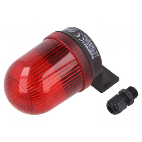 Semnalizator cu lumină continuă roșie 12-230VDC IP65 | Electronic-mag.ro | Componente Electronice