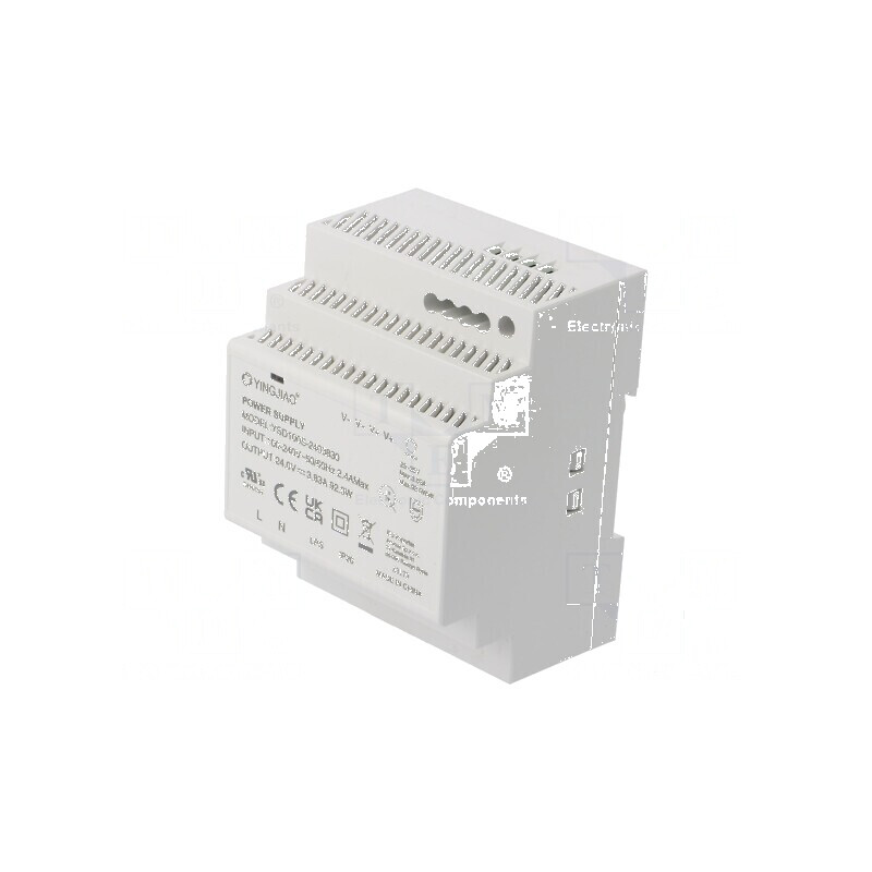 Alimentator pulsatoriu pentru şină DIN 92W 24VDC 3,83A - OUT 1 | Electronic-mag.ro | Componente Electronice