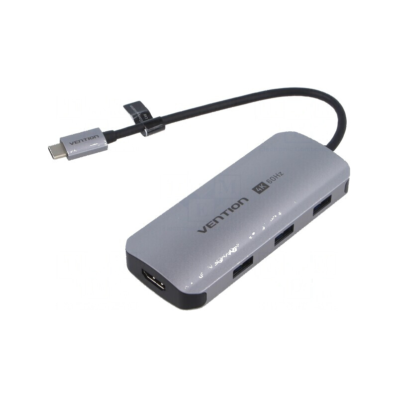 Hub USB HDMI soclu,USB A soclu x3,USB C soclu,USB C mufă | Electronic-mag.ro | Componente Electronice