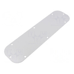 Placa de trecere cabluri tablă de oțel 330mm x 90mm | Electronic-mag.ro | Componente Electronice
