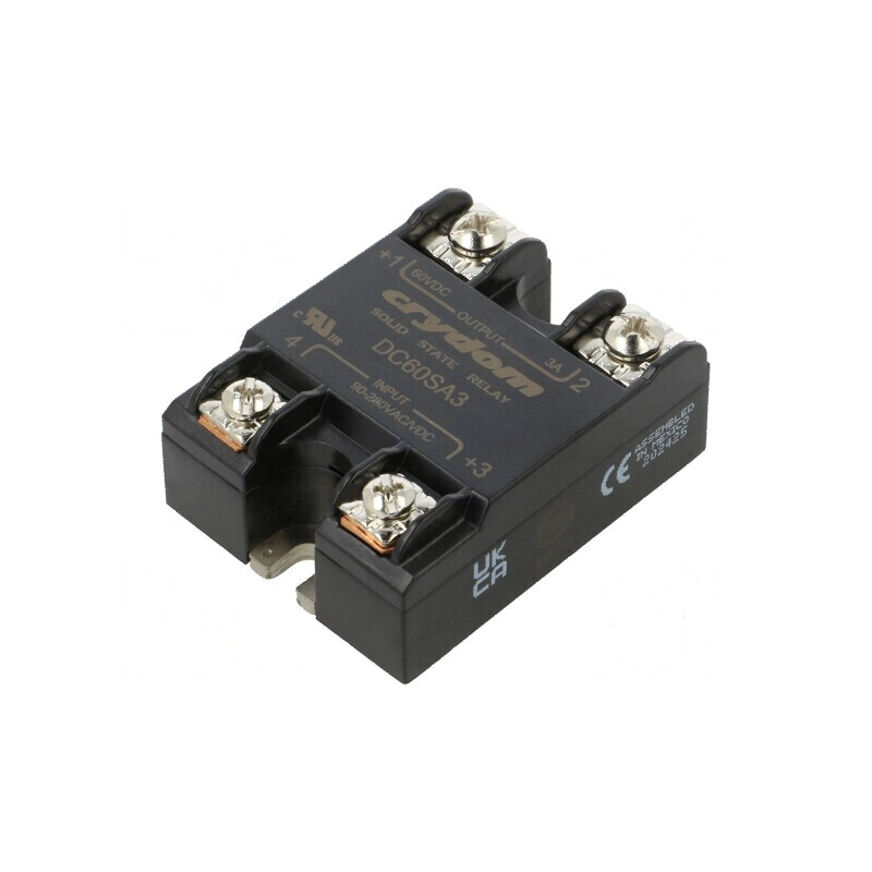 Releu semiconductor Ucom 3A 3÷48VDC | Electronic-mag.ro | Componente Electronice