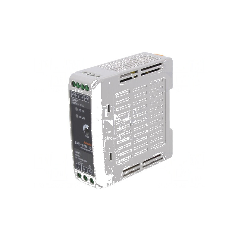 Alimentator pulsatoriu pentru şină DIN 30W 12VDC 2,5A IP20 | Electronic-mag.ro | Componente Electronice
