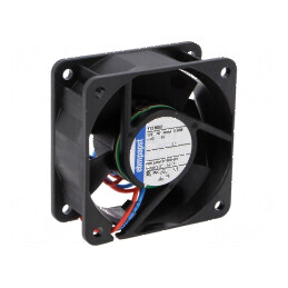 Ventilator axial 12VDC 60x60x25mm 21m3/h 16dBA | Electronic-mag.ro | Componente Electronice