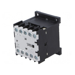 Contactor: 4-polar NC NO 230VAC 12A pentru şină DIN 6K | Electronic-mag.ro | Componente Electronice