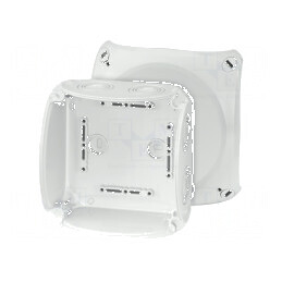 Carcasă de conexiuni IP66/IP67 de 130mm x 130mm x 77mm | Electronic-mag.ro | Componente Electronice