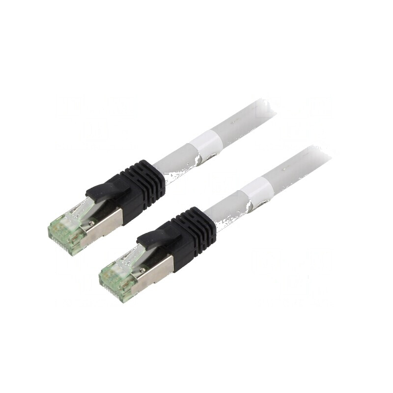 Patch cord S/FTP Cat 8.1 gri 10m | Electronic-mag.ro | Componente Electronice