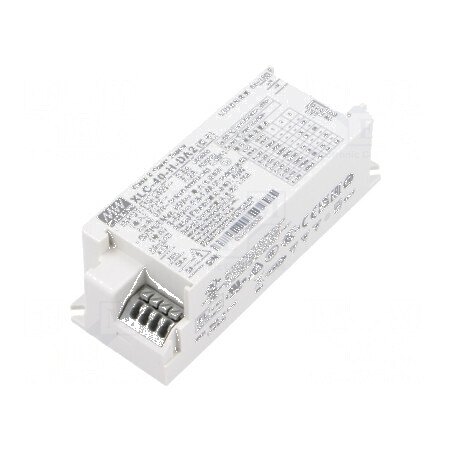 Alimentator LED pulsatoriu 40W 9÷54VDC 600mA÷1,4A 100÷305VAC - Alimentator LED 40W pulsatoriu | Electronic-mag.ro | Componente E