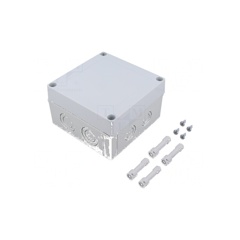 Carcasă universală din policarbonat 130mm x 130mm x 75mm | Electronic-mag.ro | Componente Electronice
