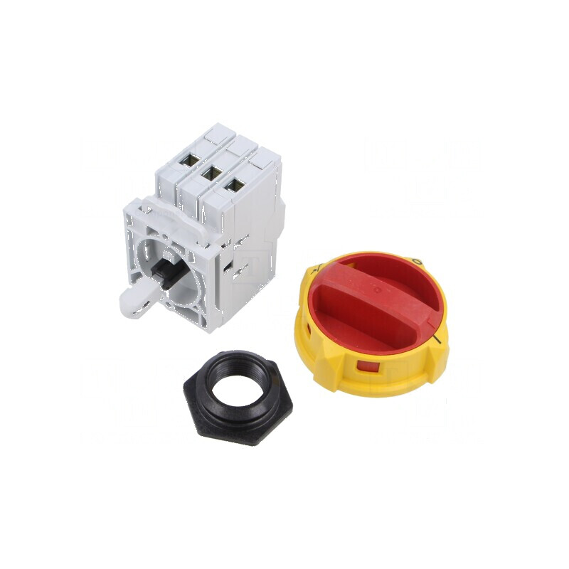 Separator-întrerupător Poli: 3 pentru şină DIN 40A RT - Set de separatoare-întrerupătoare DIN 40A, 3 poli | Electronic-mag.ro | 