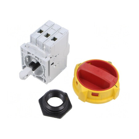 Separator-întrerupător Poli: 3 pentru şină DIN 40A RT - Set de separatoare-întrerupătoare DIN 40A, 3 poli | Electronic-mag.ro | 