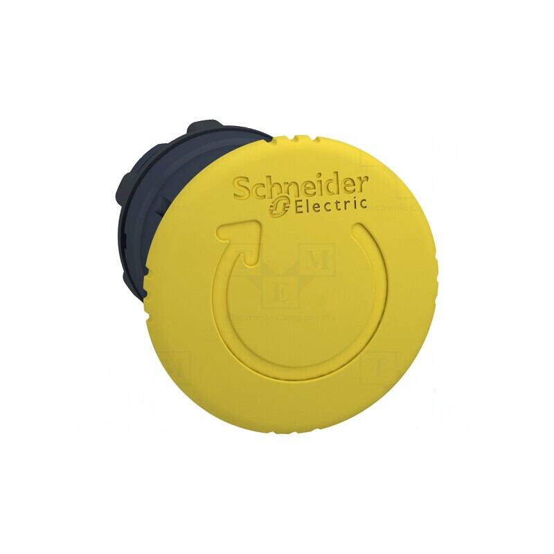 Comutator de siguranţă galben 22mm | Electronic-mag.ro | Componente Electronice