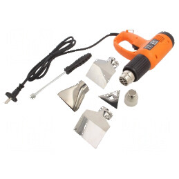 Pistol electric cu aer cald 2kW 300l/min EU: Pistol electric cu aer cald 2kW 300l/min EU | Electronic-mag.ro | Componente Electr