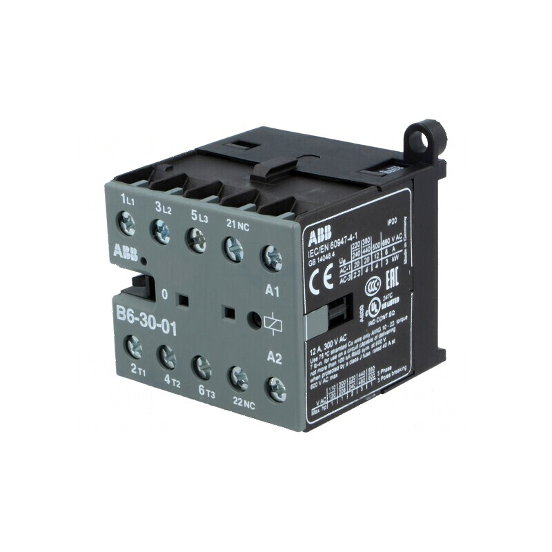 Contactor 3-polar NO cu contacte auxiliare NC 48VAC 6A - Set de 3 bucati | Electronic-mag.ro | Componente Electronice Contactor 3-polar NO cu contacte auxiliare NC 48VAC 6A - Set de 3 bucati | Electronic-mag.ro | Componente Electronice