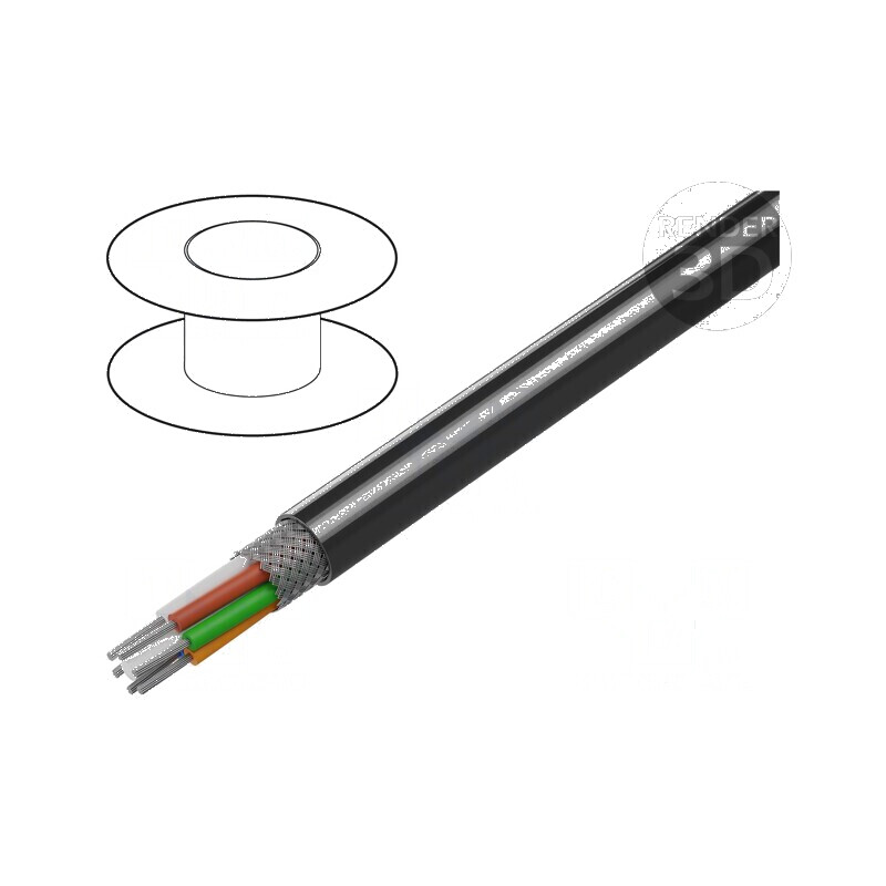 Cablu ecranat 6x20AWG, PVC crom 300V | Electronic-mag.ro | Componente Electronice