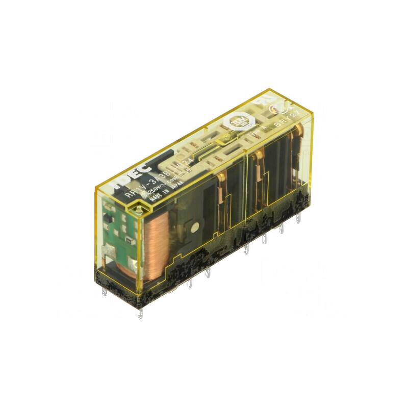 Releu electromagnetic x3 Ubobină 24VDC 6A/250VAC | Electronic-mag.ro | Componente Electronice