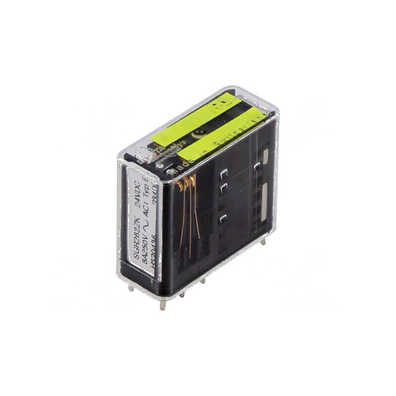 Releu electromagnetico DPDT Ubobina 24VDC 6A soclu RCI - Releu electromagnetico DPDT Ubobina 24VDC 6A soclu RCI | Electronic-mag