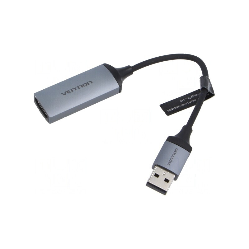 Adaptor HDMI USB A USB C 0,1m gri - Adaptor HDMI USB A USB C 0,1m gri | Electronic-mag.ro | Componente Electronice
