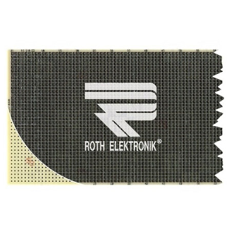 Placă universală singură faţă 100x580 mm | Electronic-mag.ro | Componente Electronice