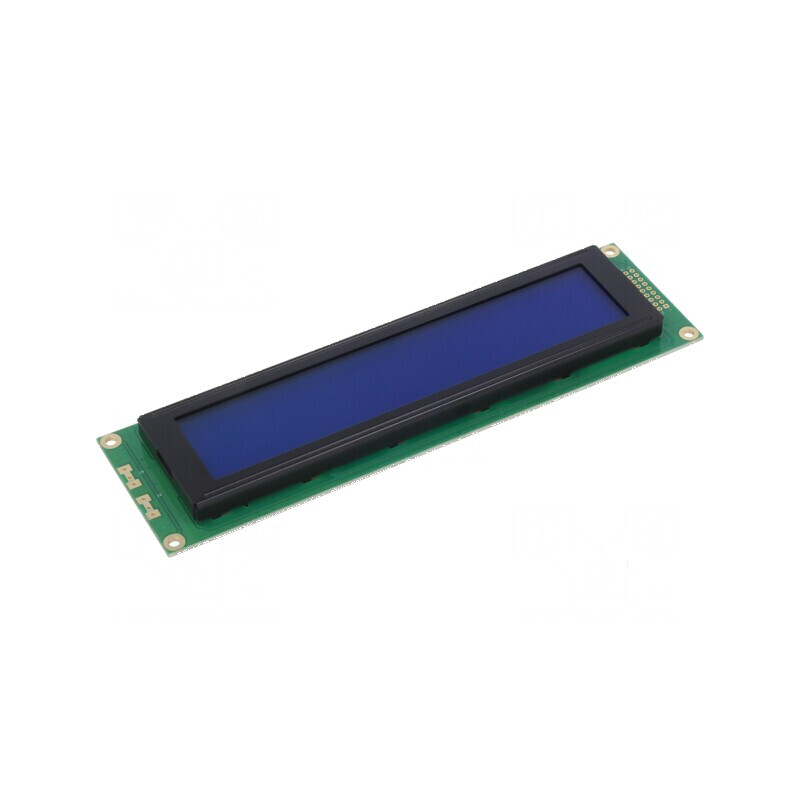 Afişaj LCD alfanumeric cu LED albastru | Electronic-mag.ro | Componente Electronice