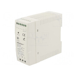 Alimentator pentru şină DIN 40W 12VDC 3,33A IP20 - Alimentator de 40W pentru şină DIN | Electronic-mag.ro | Componente Electroni