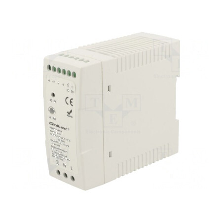 Alimentator pentru şină DIN 40W 12VDC 3,33A IP20 - Alimentator de 40W pentru şină DIN | Electronic-mag.ro | Componente Electroni