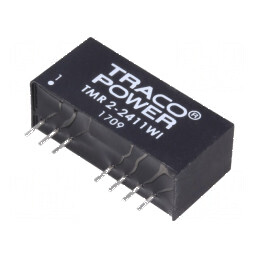 Convertor DC-DC 2W 9-36V to 5V 400mA SIP9 - Adaptor de tensiune DC-DC 2W de la 9 la 36V la 5V 400mA SIP9 | Electronic-mag.ro | C