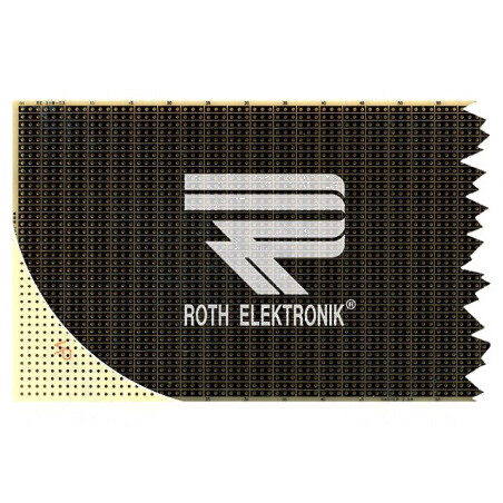 Placă universală singură faţă 100x580mm | Electronic-mag.ro | Componente Electronice