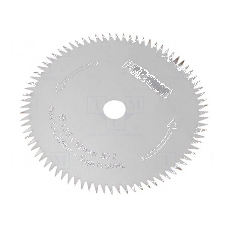 Disc de tăiere cu 80 de dinţi Ø: 85mm Øorif: 10mm Thk: 0,5mm - Disc de tăiere cu dinţi de 85mm | Electronic-mag.ro | Componente 