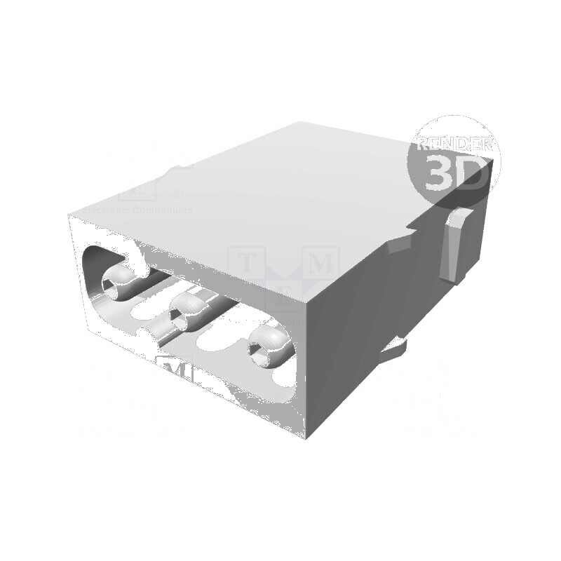 Conector HDC modul tată Han-Modular PIN 3 terminal cu şurub | Electronic-mag.ro | Componente Electronice