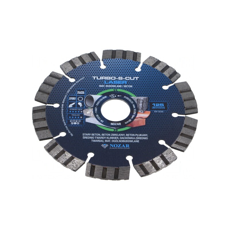 Disc de tăiere diamantat 125mm | Electronic-mag.ro | Componente Electronice