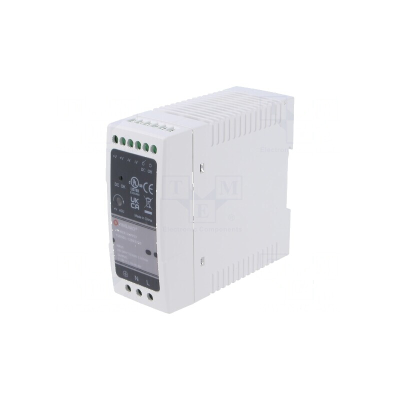 Alimentator pulsatoriu pentru şină DIN 40W 12VDC 3,33A - Model SilverWave | Electronic-mag.ro | Componente Electronice