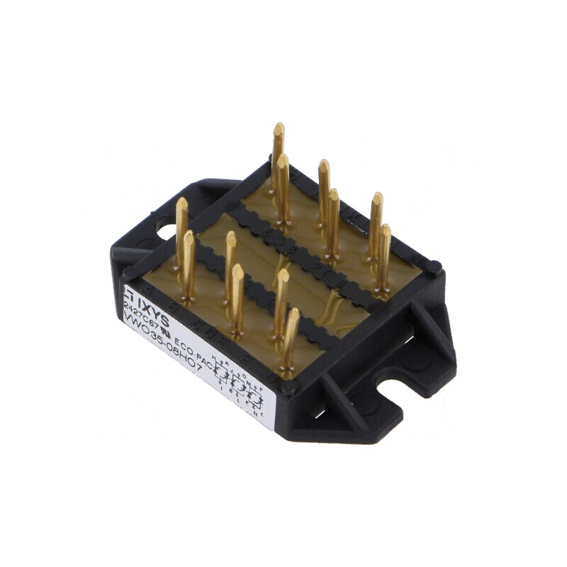 Modul tiristor în opoziţie x3 800V 16A ECO-PAC 1 Ufmax: 1,19V - Modul tiristor x3 800V 16A ECO-PAC | Electronic-mag.ro | Compone