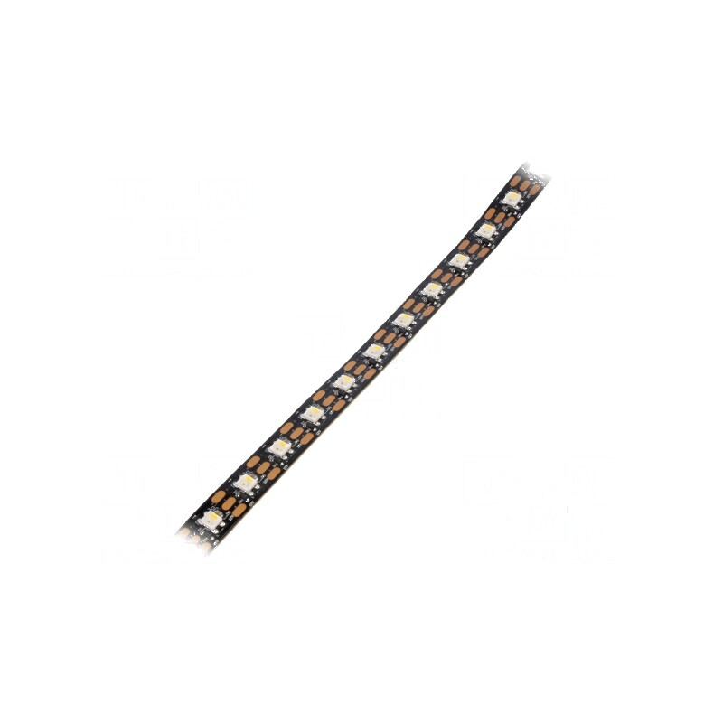Bandă LED RGBW programmable 5050 LED/m: 60 12mm black PCB - Bandă LED RGBW programmable 5050 LED/m | Electronic-mag.ro | Compone