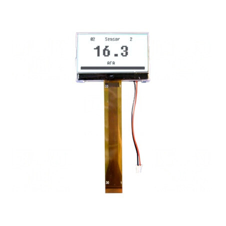 Afișaj LCD grafic alb 128x64 mm | Electronic-mag.ro | Componente Electronice