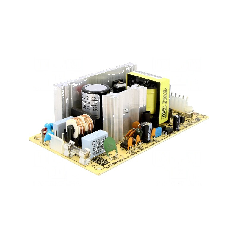 Alimentator pulsatoriu deschis 65,5W 120÷370VDC 90÷264VAC - Alimentator pulsatoriu deschis 65,5W | Electronic-mag.ro | Component