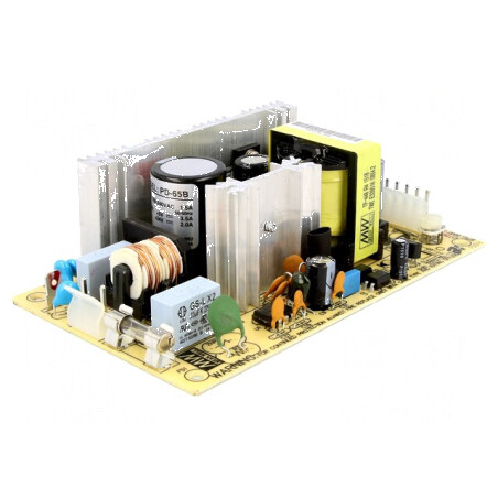Alimentator pulsatoriu deschis 65,5W 120÷370VDC 90÷264VAC - Alimentator pulsatoriu deschis 65,5W | Electronic-mag.ro | Component