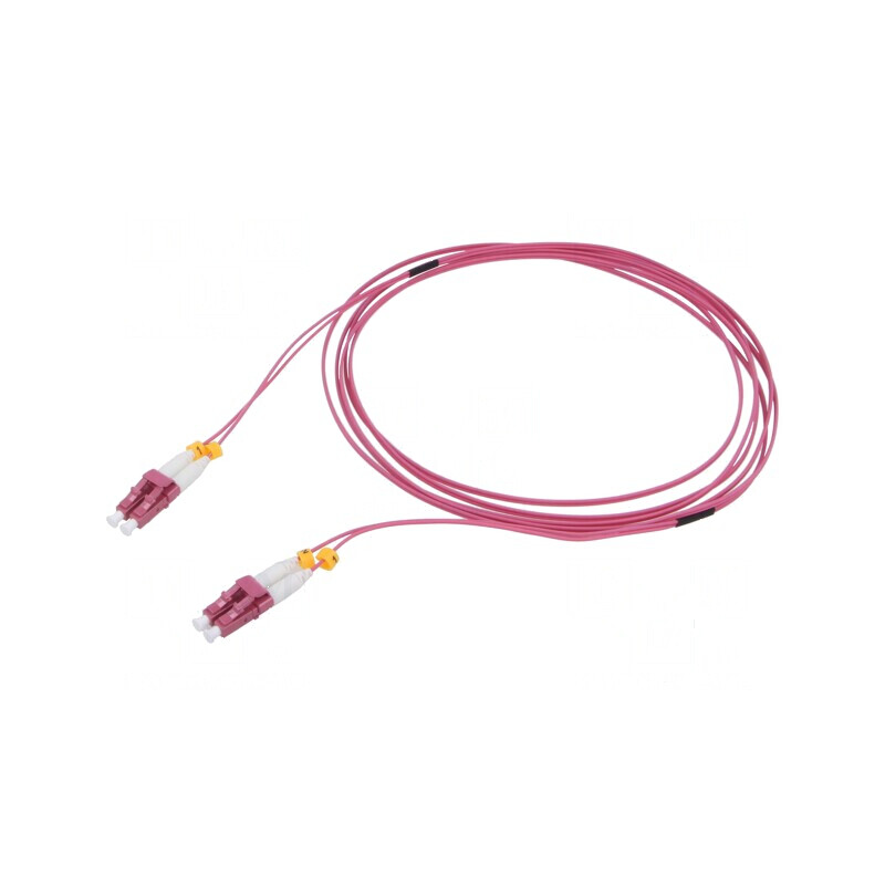 Patch cord cu fibră LC/UPC OM4 10m LSZH | Electronic-mag.ro | Componente Electronice