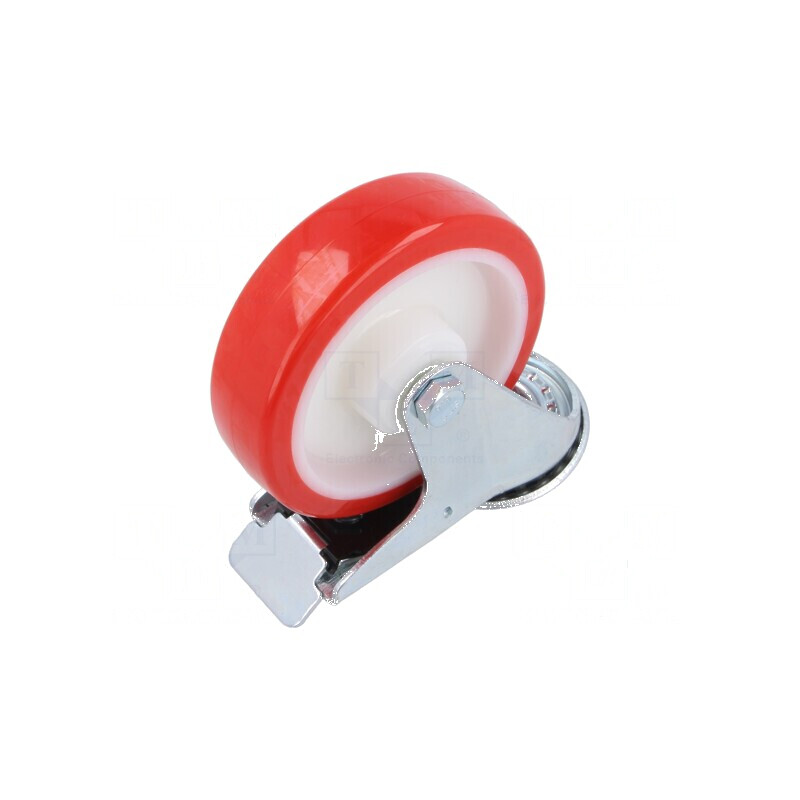 Roată de transport poliuretan 125mm | Electronic-mag.ro | Componente Electronice