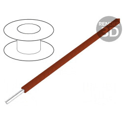 Cablu sârmă Cu 18AWG PVC maro 300V 305m | Electronic-mag.ro | Componente Electronice