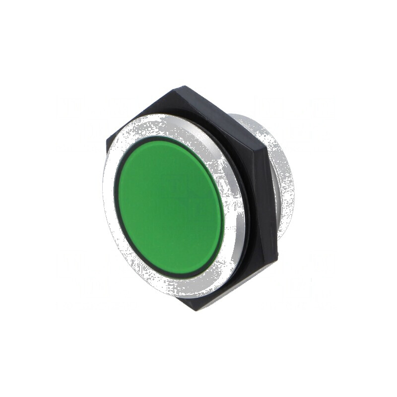 Lampă de control LED verde IP67 Ø30mm | Electronic-mag.ro | Componente Electronice