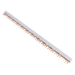 Bară colectoare 16mm2 Poli: 2 Unom: 400V L: 440mm - Bară colectoare 16mm2 2 poli 400V 440mm | Electronic-mag.ro | Componente Ele