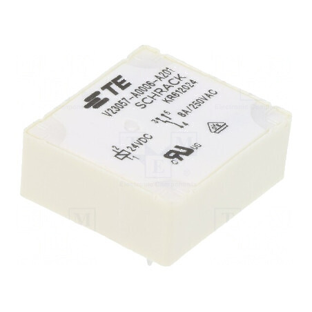 Releu electromagnetic SPDT Ubobină 24VDC 8A 8A/250VAC Card E - Releu electromagnetic SPDT Ubobină 24VDC 8A 8A/250VAC Card E | El