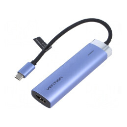 Hub USB HDMI soclu,USB A soclu x3,USB C soclu,USB C mufă - Hub USB HDMI cu multiple porturi | Electronic-mag.ro | Componente Ele
