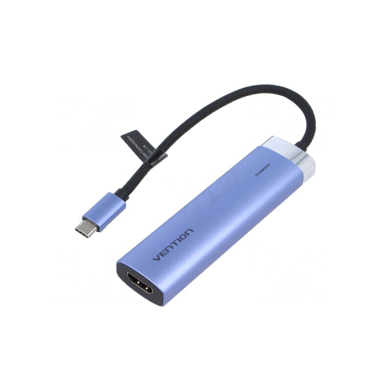Hub USB HDMI soclu,USB A soclu x3,USB C soclu,USB C mufă - Hub USB HDMI cu multiple porturi | Electronic-mag.ro | Componente Ele